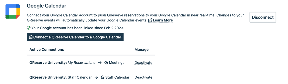 Connections Table