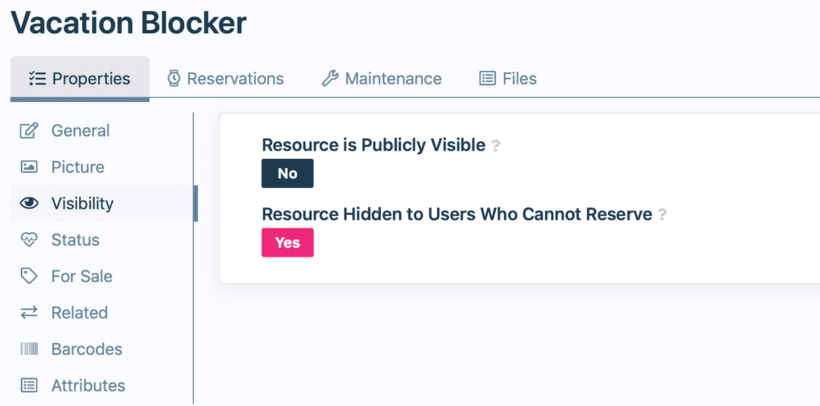 Create a Blocking Resource